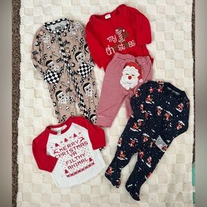 Christmas Infant PJ/Outfit Bundle Set